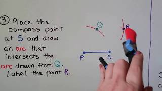 Geometry 6.4d, Construct a Rhombus with a compass & straightedge