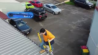 Bailey Extension Ladder Step Thru Safety Device