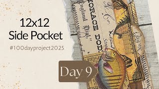 Side Pocket 12x12 1 page wonder Day 9 #100dayproject