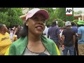 Zimbabweans protest outside embassy in Pretoria
