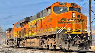 BNSF H-DENAMS at Sierra Madre Street Crossing!