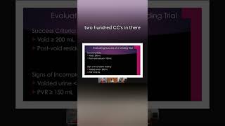 Success Metrics Understanding Voiding Trials