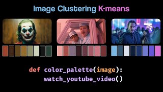 Color Extraction Magic: Turn Images into Artistic Palettes with Machine Learning | Python Tutorial