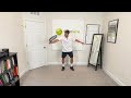 at home volley technique drill