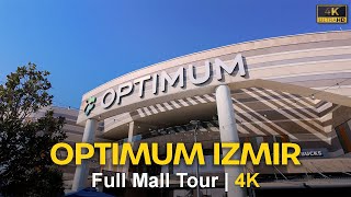 Walking Inside OPTIMUM İzmir – Full Shopping Mall Tour | Turkey 4K