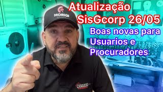 Atualização SisGcorp 26/05/2023