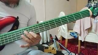 Nur Nilam Sari - bass cover by chef bass *use headphone