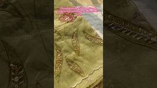 Handpainted Organza Dupatta with Kora Dabka \u0026 Sequence Work | Wholesale | Bridal \u0026 Festive Dupattas