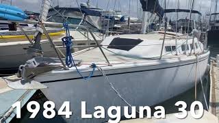 1984 Laguna 30 Video Tour | California Yacht Sales