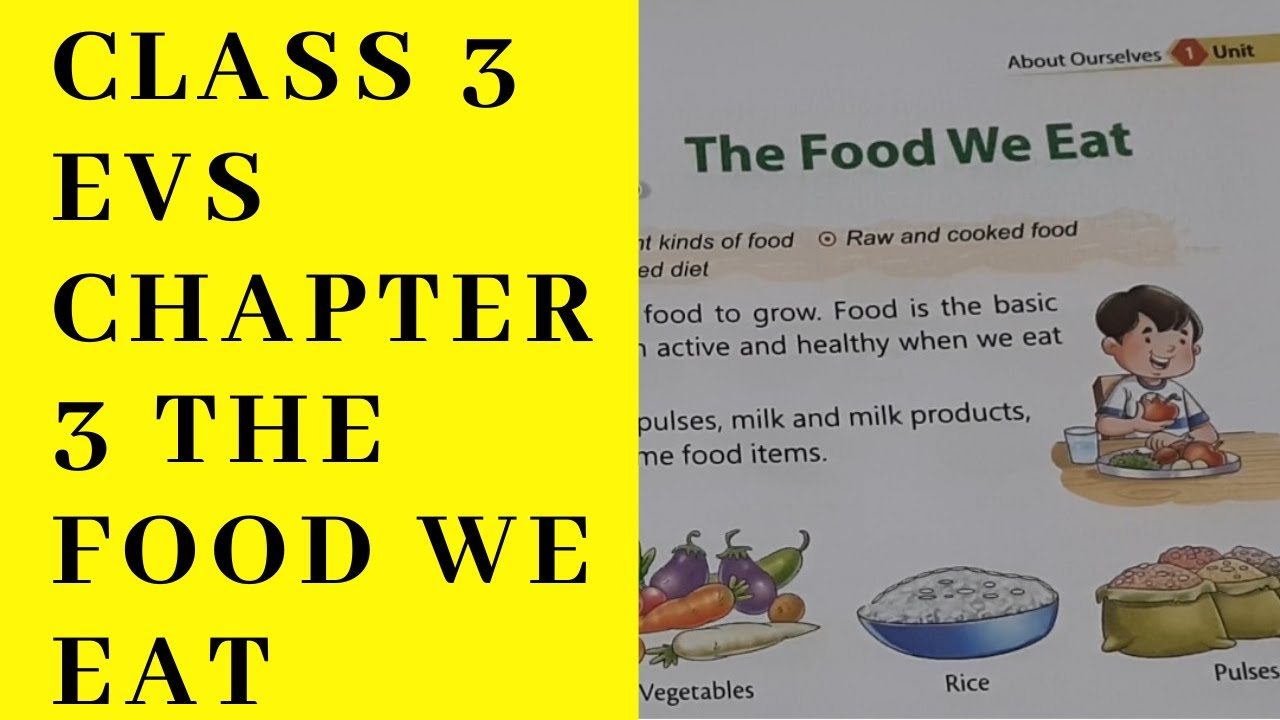 CLASS 3 EVS CHAPTER 3 THE FOOD WE EAT - YouTube