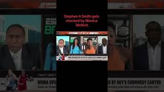 Stephen A Smith Gets Checked By Monica Mcnutt
