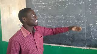 KISWAHILI LESSON: NOMINO DHAHANIA.