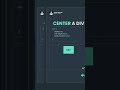 How to center a div in html css | Center a div with CSS