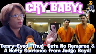 Judge Boyd Shows No Mercy To Cry Baby Punk!
