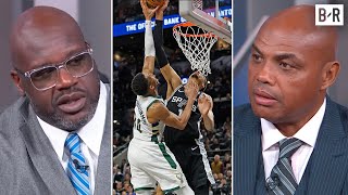 Inside the NBA Reacts to Giannis & Victor Wembanyama's First Matchup