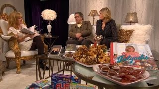 Pernilla Wahlgren bjuder på julgodis - Malou Efter tio (TV4)