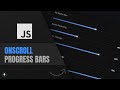 Scroll Activated Progress Bars w Javascript | Quick Tutorial