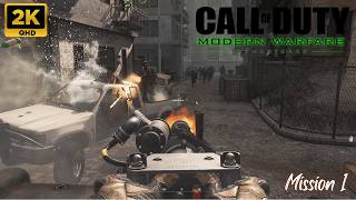 Call of Duty Modern Warfare 2 Campaign Remastered Gameplay Walkthrough 1st Mission