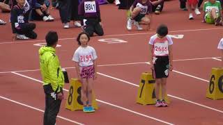 3年女子100m_決勝_第34回札幌小学生陸上20180609