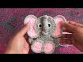 crochet elephant craft u0026 crochet baby blanket appliqué