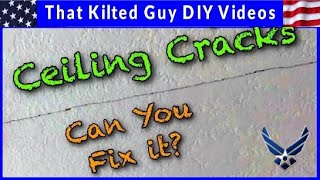 2023 - How to Repair CEILING WATER DAMAGE using Mesh Tape the correct way