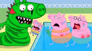 🧟 Zombie Apocalypse: Zombies Invade the Pig City! | Peppa Pig Funny Animation