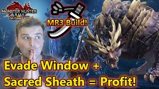 MR 3 Sacred Sheath Longsword Build Monster Hunter Rise Sunbreak