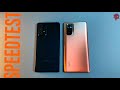 Samsung Galaxy A72 vs XIAOMI REDMI NOTE 10 PRO Speed Test