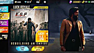 Rocky Bhai in Gold Royale 😱 | Garena FreeFire × Kgf Chapter 2