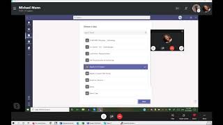 Microsoft Teams with Jaws screen reader--accessing work with Michael