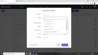 Create a work order in Zoidii | Simple CMMS Software | Maintenance Management Software