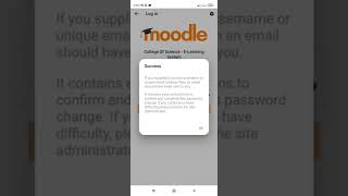 How to Reset your Moodle password