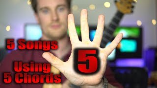 LEARN 5 Songs With 5 CHORDS! Lynyrd Skynyrd, Pink Floyd, Coldplay, Neil Young, Cranberries,