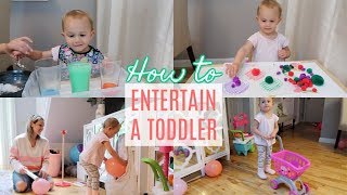 HOW TO ENTERTAIN A 2 YEAR OLD TODDLER| MONTESSORI ACTIVITIES AT HOME| Tres Chic Mama