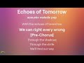 Echoes of Tomorrow | Remix (Lyrics Video)