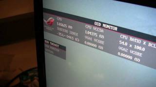 ASUS Rampage IV Extreme OC key demo (short) SF3D OC