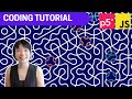 p5.js Coding Tutorial | Musical Hexagonal Truchet Tiles 🎵 (Part 1/3)