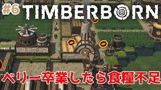 ＃6【Timberborn】のんびりプレイ ベリー卒業したら食糧不足に【ゲーム実況】