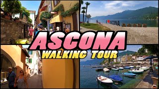 ASCONA walking tour - Switzerland (4k)