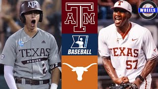 #3 Texas A&M vs Texas (EXCITING!) | Regionals Winners Bracket | 2024 College Bas