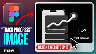 WEB DESIGN IN FIGMA EP.18: “Tracking Progress” Semi-3D Chart Image – Free UX / UI Course