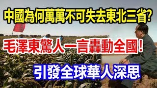 中國為何萬萬不可失去東北三省？毛澤東驚人一言轟動全國！引發全球華人深思