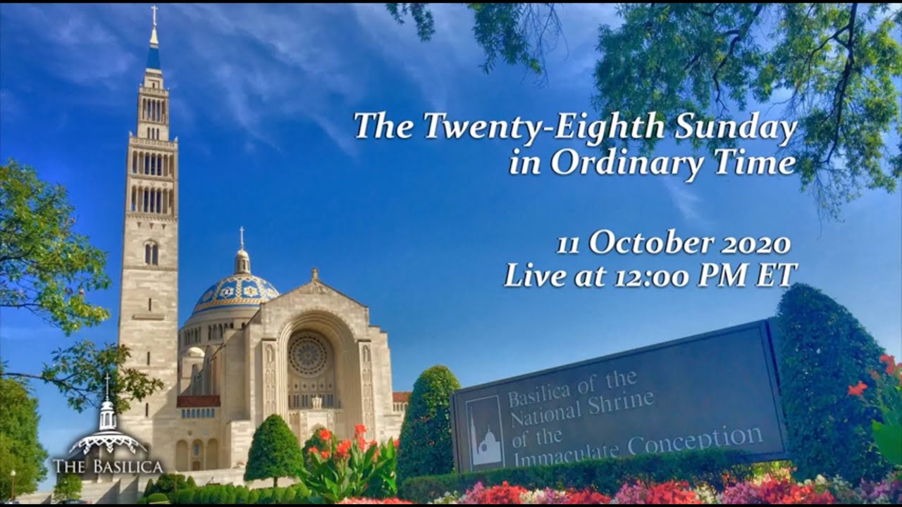 Twenty-Eighth Sunday In Ordinary Time - October 11, 2020 - YouTube