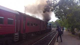 Sri Lanka Railway M8A 877 Aluthgama Maradana Slow Train @ Fort Railway Station.