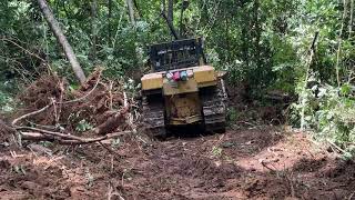 Conquering Difficult Terrain of Mountain Road Opening Using the D6R XL Bulldozer