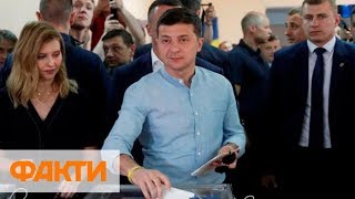 Владимир Зеленский проголосовал на выборах в Раду