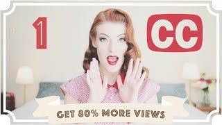 How using captions can get you 80% more views! // Why captions are useful [CC]
