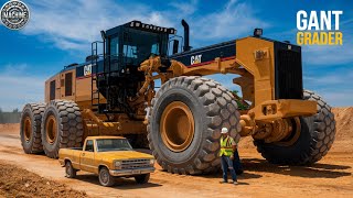 World’s Biggest Motor Grader |Giant Construction Machine in Action|Heavy Machinery|Machine