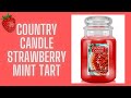 Candle Review: NEW Kringle Country Candle Strawberry Mint Tart (Plus a little wick trick!)