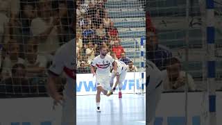 Kamil Syprzak face à la 🎯 #psg #handball #psghand #shorts #paris #preparation #gumpsg